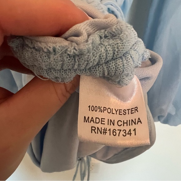 Hello Molly Bodycon Baby Blue Mini Dress Small - Picture 6 of 10